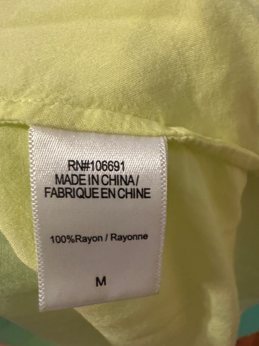 NWT Young Fabulous & Broke Bright Teal/Yellow Ombré Dress Coverup Gathered Front - Picture 10 of 11